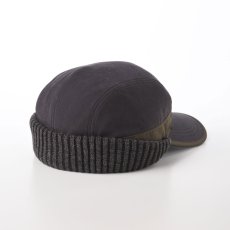 画像2: EAR FLAP CAP（イヤーフラップキャップ）SE679 ブラック (2)