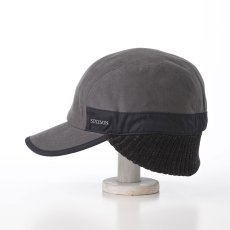 画像3: EAR FLAP CAP（イヤーフラップキャップ）SE679 チャコールグレー (3)