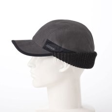 画像7: EAR FLAP CAP（イヤーフラップキャップ）SE679 チャコールグレー (7)