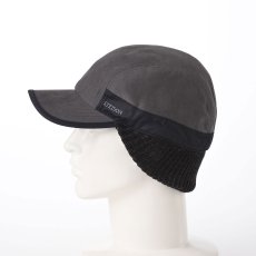 画像8: EAR FLAP CAP（イヤーフラップキャップ）SE679 チャコールグレー (8)