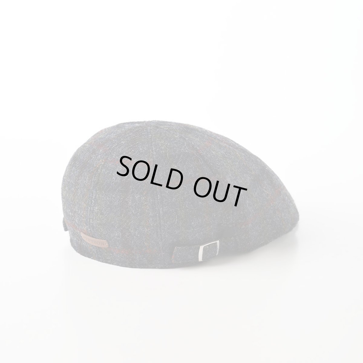 画像2: HARRIS TWEED HUNTING（ハリスツイード ハンチング）SE682 ネイビー (2)