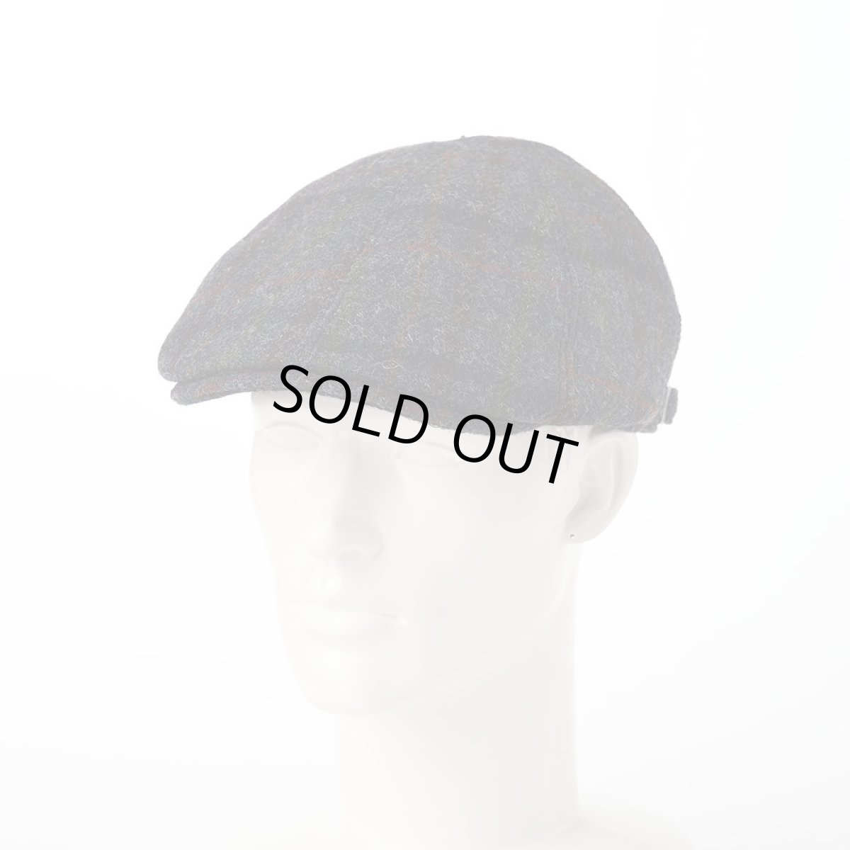 画像5: HARRIS TWEED HUNTING（ハリスツイード ハンチング）SE682 ネイビー (5)