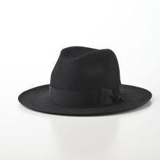 画像1: MANHATTAN WideBrim（マンハッタン ワイドブリム）SE687 ブラック (1)