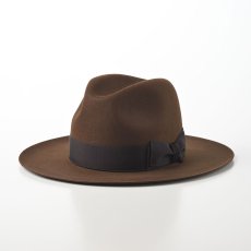 画像1: MANHATTAN WideBrim（マンハッタン ワイドブリム）SE687 ブラウン (1)