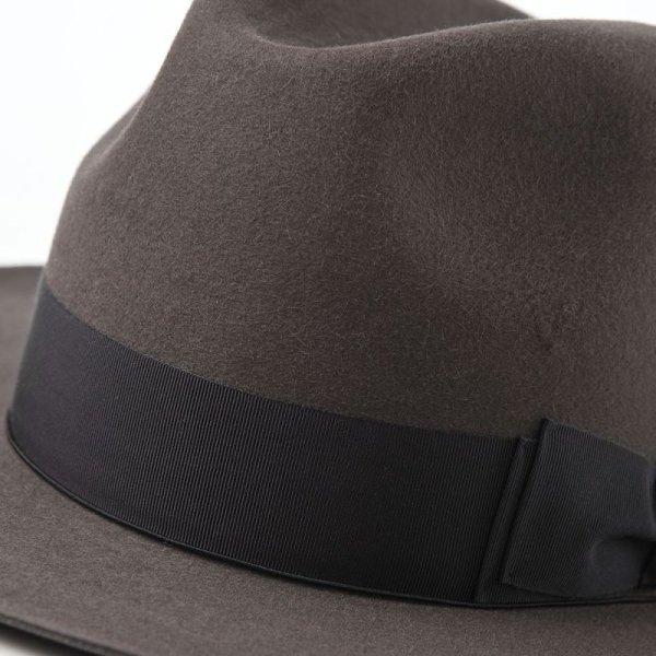 ステットソンMANHATTAN マンハッタン ワイドブリム　ダークグレー59CM MANHATTAN WideBrim（マンハッタン ワイドブリム）SE687 ダークグレー