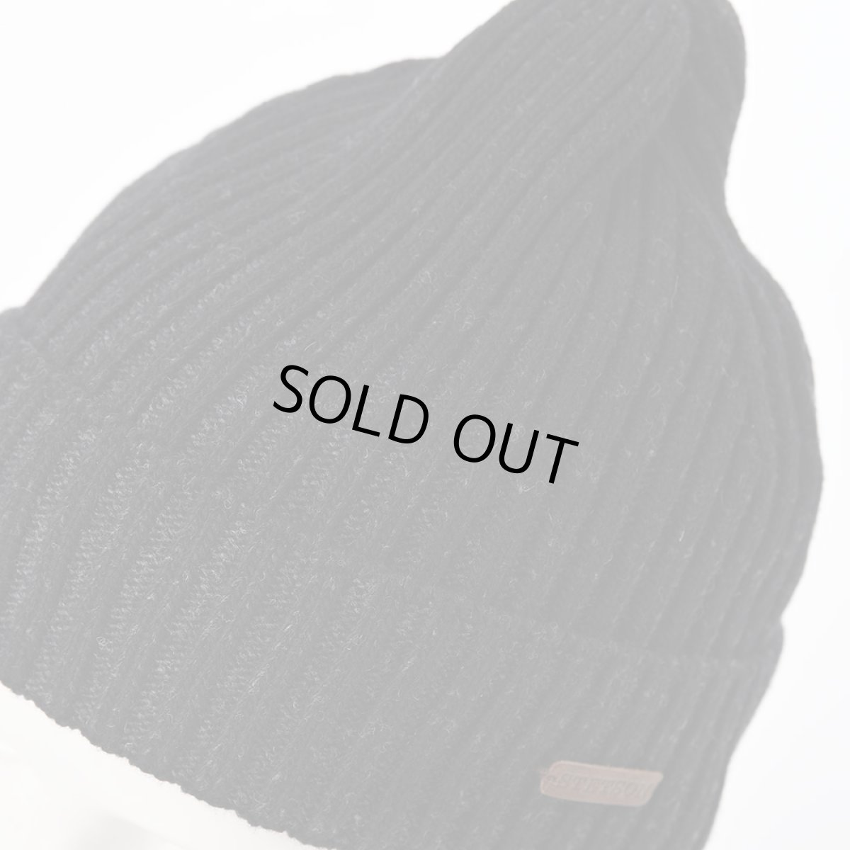 画像4: LAMBS WOOL KNIT WATCH（ラムウール ニットワッチ）SE693 ブラック (4)