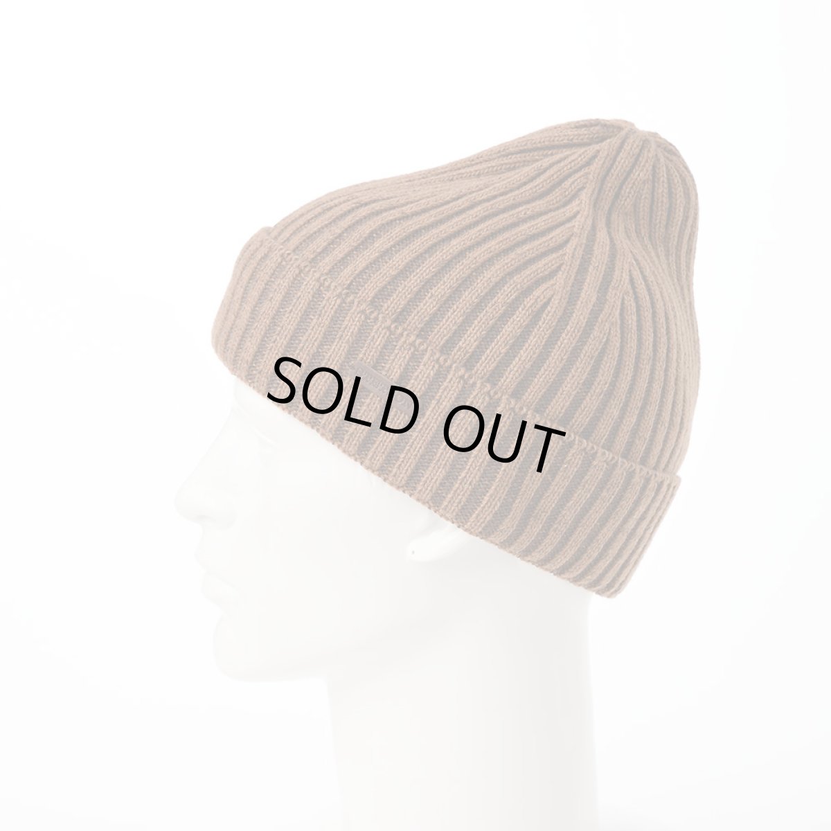 画像2: LAMBS WOOL KNIT WATCH（ラムウール ニットワッチ）SE693 キャメル (2)