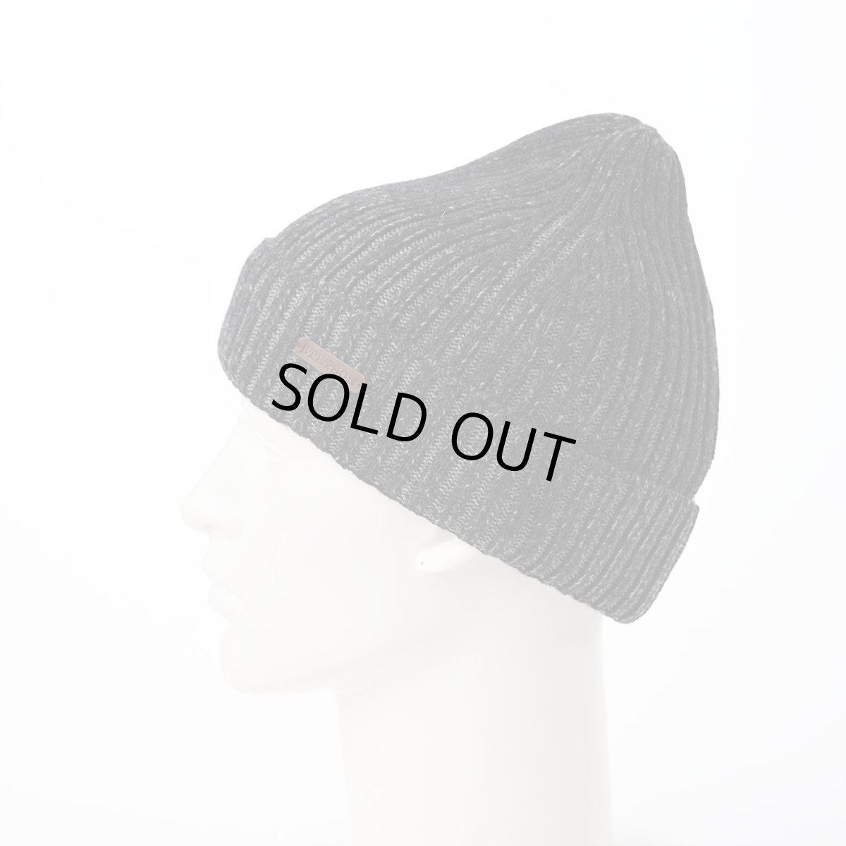 画像2: LAMBS WOOL KNIT WATCH（ラムウール ニットワッチ）SE693 チャコールグレー (2)