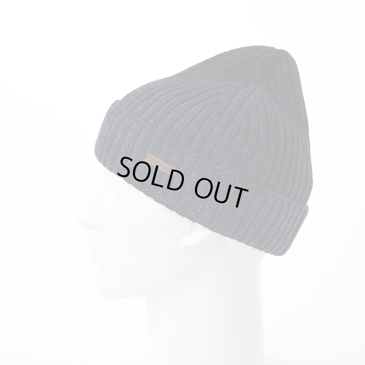 画像2: LAMBS WOOL KNIT WATCH（ラムウール ニットワッチ）SE693 ネイビー (2)