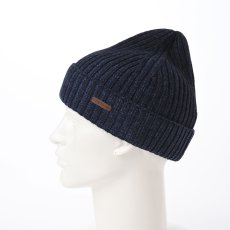画像2: LAMBS WOOL KNIT WATCH（ラムウール ニットワッチ）SE693 ネイビー (2)