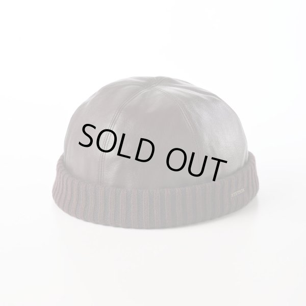 LEATHER ROLL CAP（レザー ロールキャップ）SE694 ブラウン - STETSON