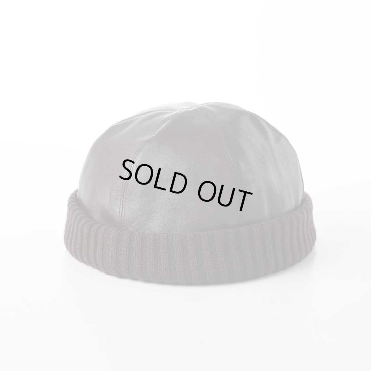 画像2: LEATHER ROLL CAP（レザー ロールキャップ）SE694 ブラウン (2)