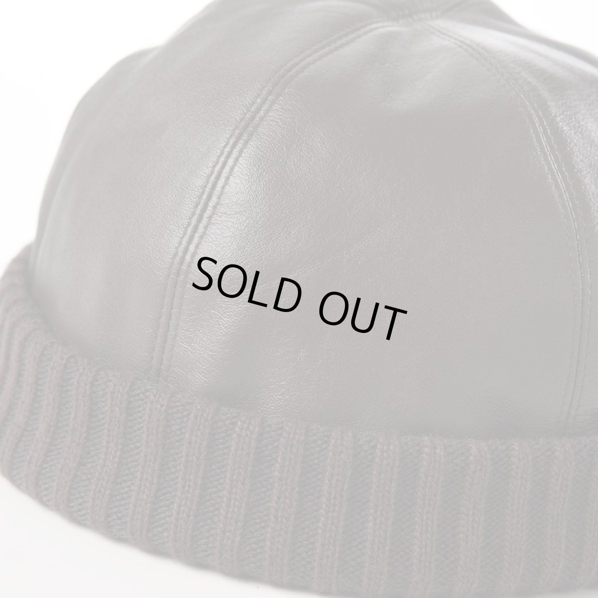 画像3: LEATHER ROLL CAP（レザー ロールキャップ）SE694 ブラウン (3)