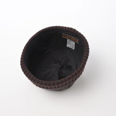 画像4: LEATHER ROLL CAP（レザー ロールキャップ）SE694 ブラウン (4)