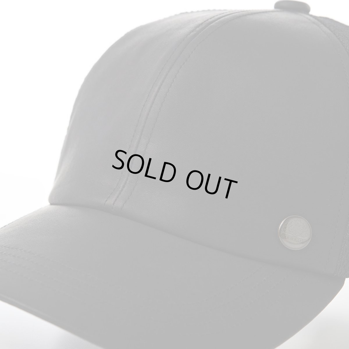 画像3: WASHABLE LEATHER CAP（ウォッシャブル レザー キャップ）SE709 ブラック (3)