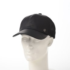 画像5: WASHABLE LEATHER CAP（ウォッシャブル レザー キャップ）SE709 ブラック (5)