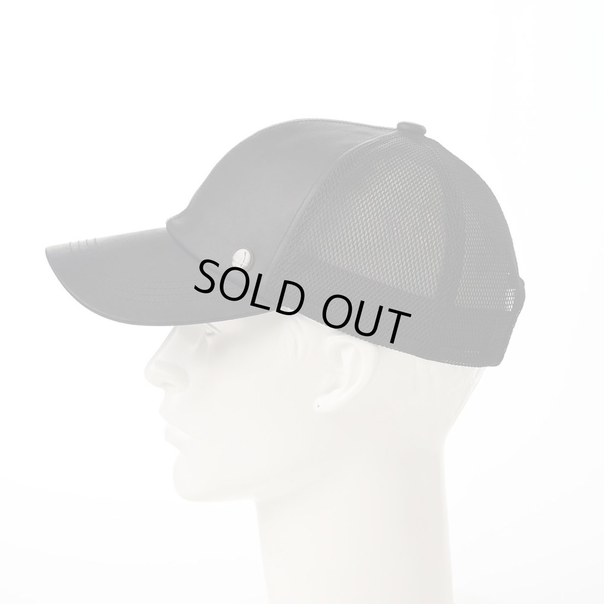 画像6: WASHABLE LEATHER CAP（ウォッシャブル レザー キャップ）SE709 ブラック (6)