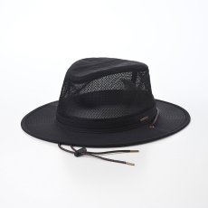 画像1: MESH HAT（メッシュハット）SE718 ブラック (1)