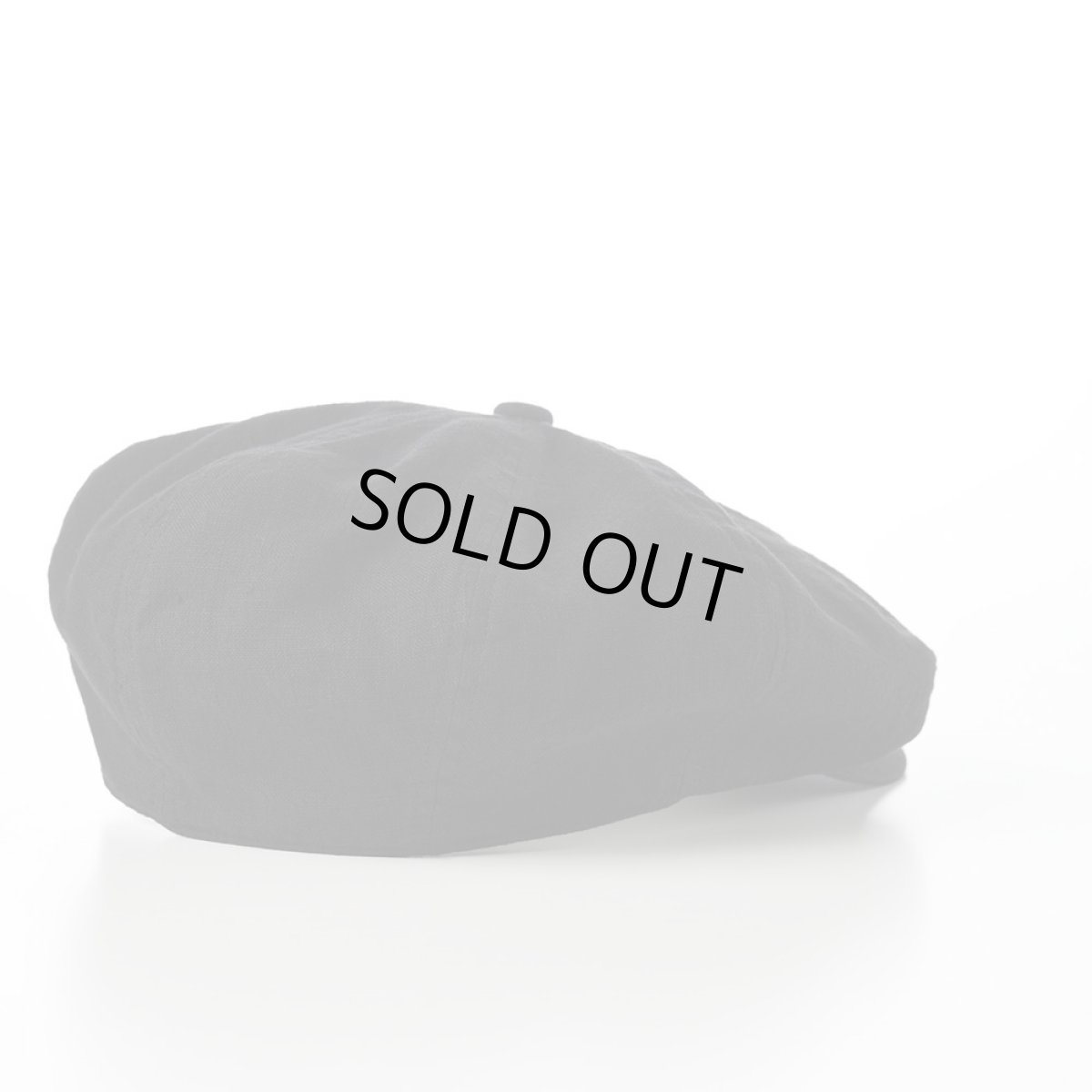 画像2: LINEN CASQUETTE（リネンキャスケット）SE721 ブラック (2)