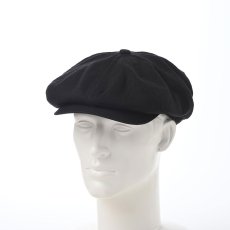 画像5: LINEN CASQUETTE（リネンキャスケット）SE721 ブラック (5)