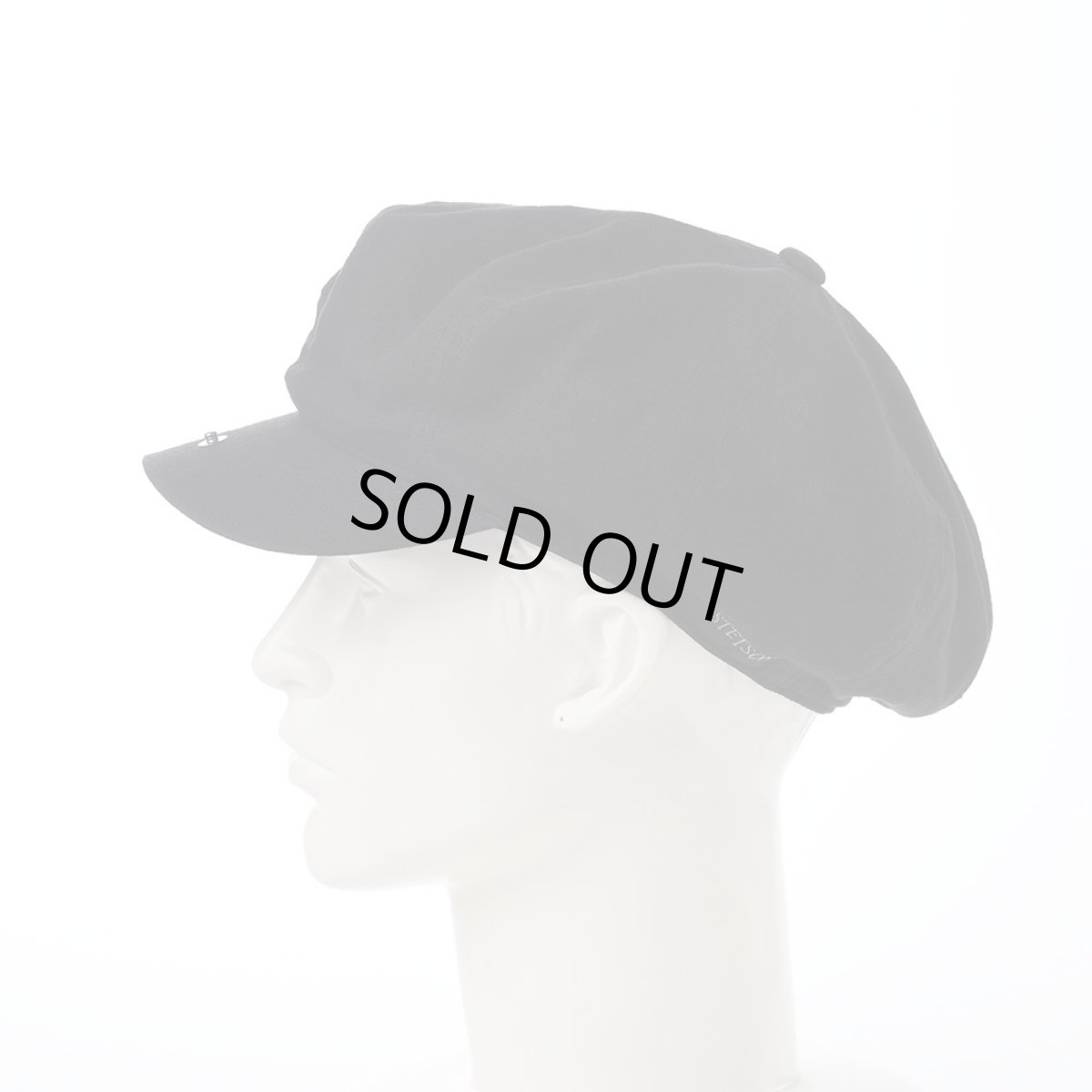 画像7: LINEN CASQUETTE（リネンキャスケット）SE721 ブラック (7)