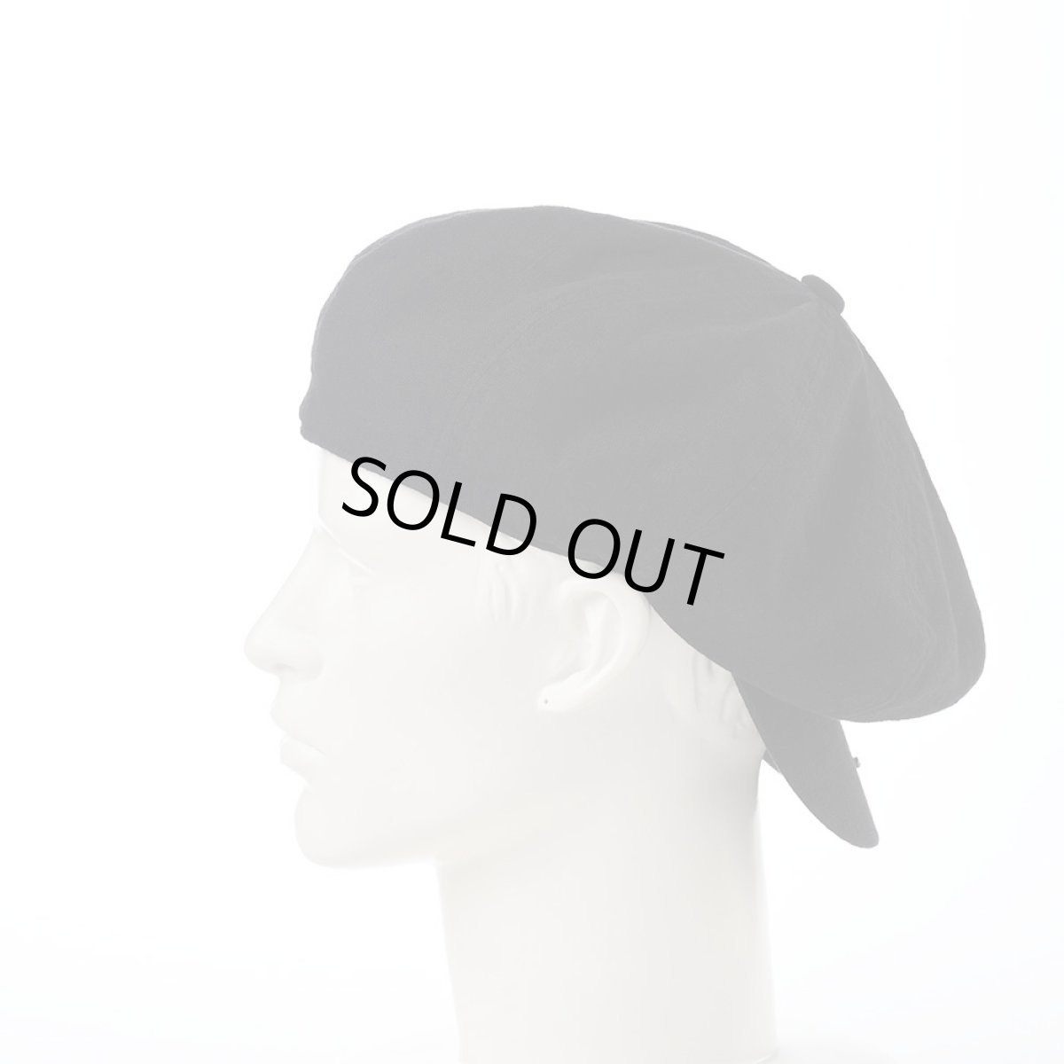 画像8: LINEN CASQUETTE（リネンキャスケット）SE721 ブラック (8)