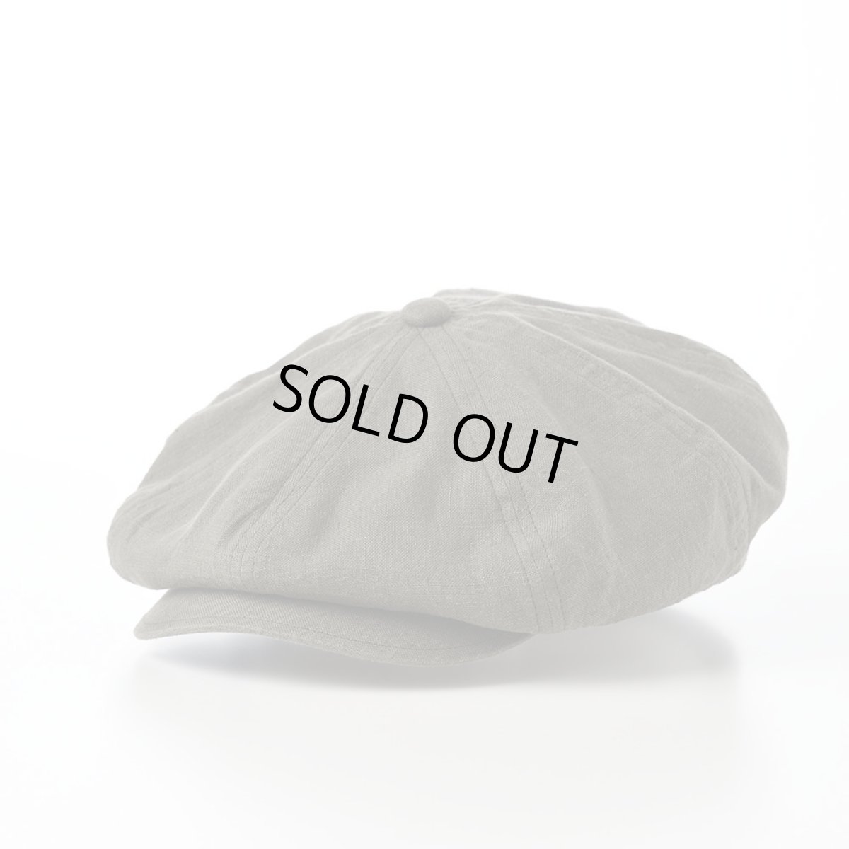 画像1: LINEN CASQUETTE（リネンキャスケット）SE721 カーキ (1)