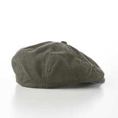 画像2: LINEN CASQUETTE（リネンキャスケット）SE721 カーキ (2)