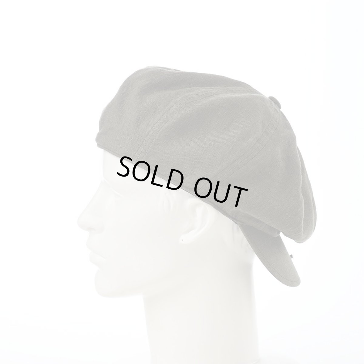 画像8: LINEN CASQUETTE(リネンキャスケット)SE721 カーキ (8)