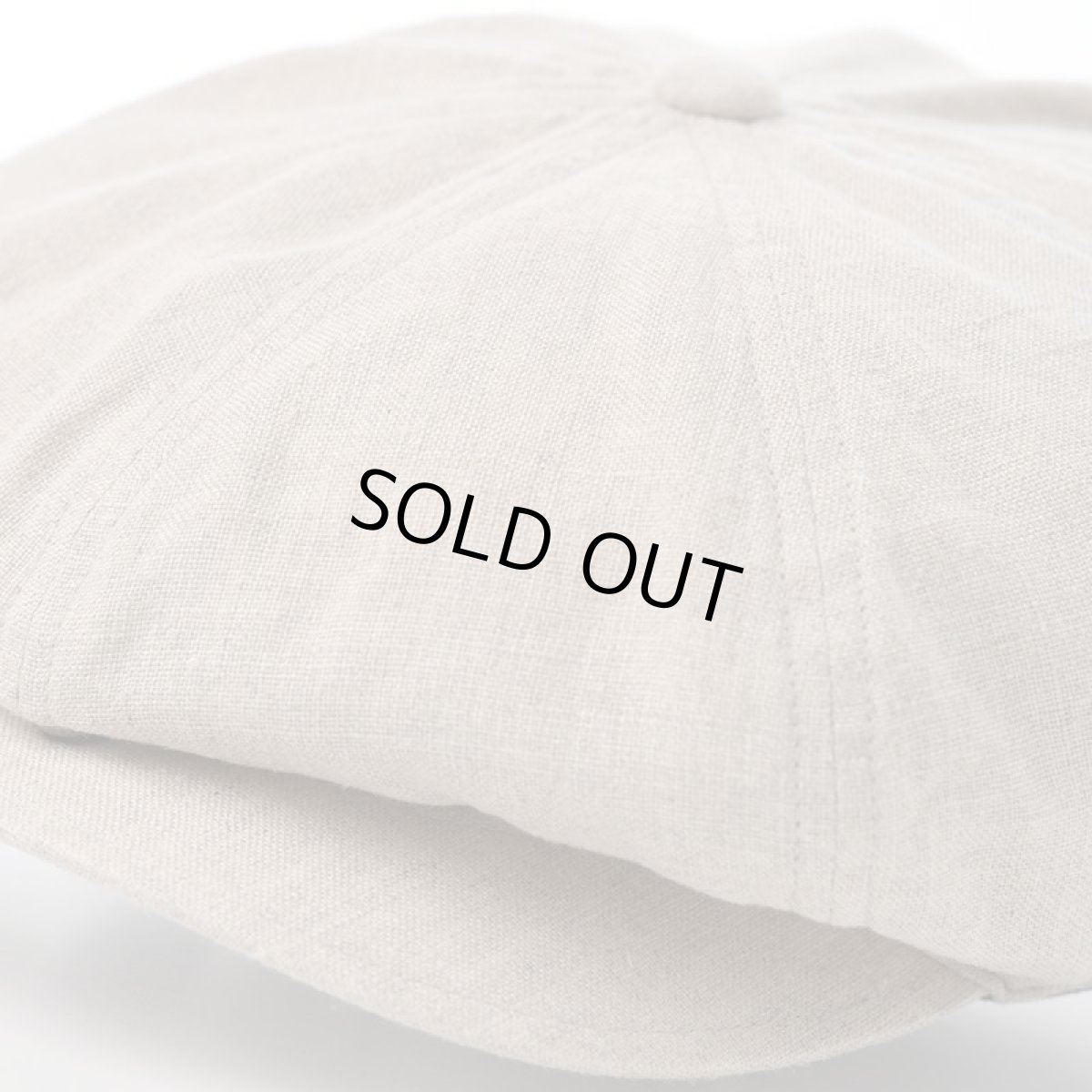 画像3: LINEN CASQUETTE（リネンキャスケット）SE721 ナチュラル (3)