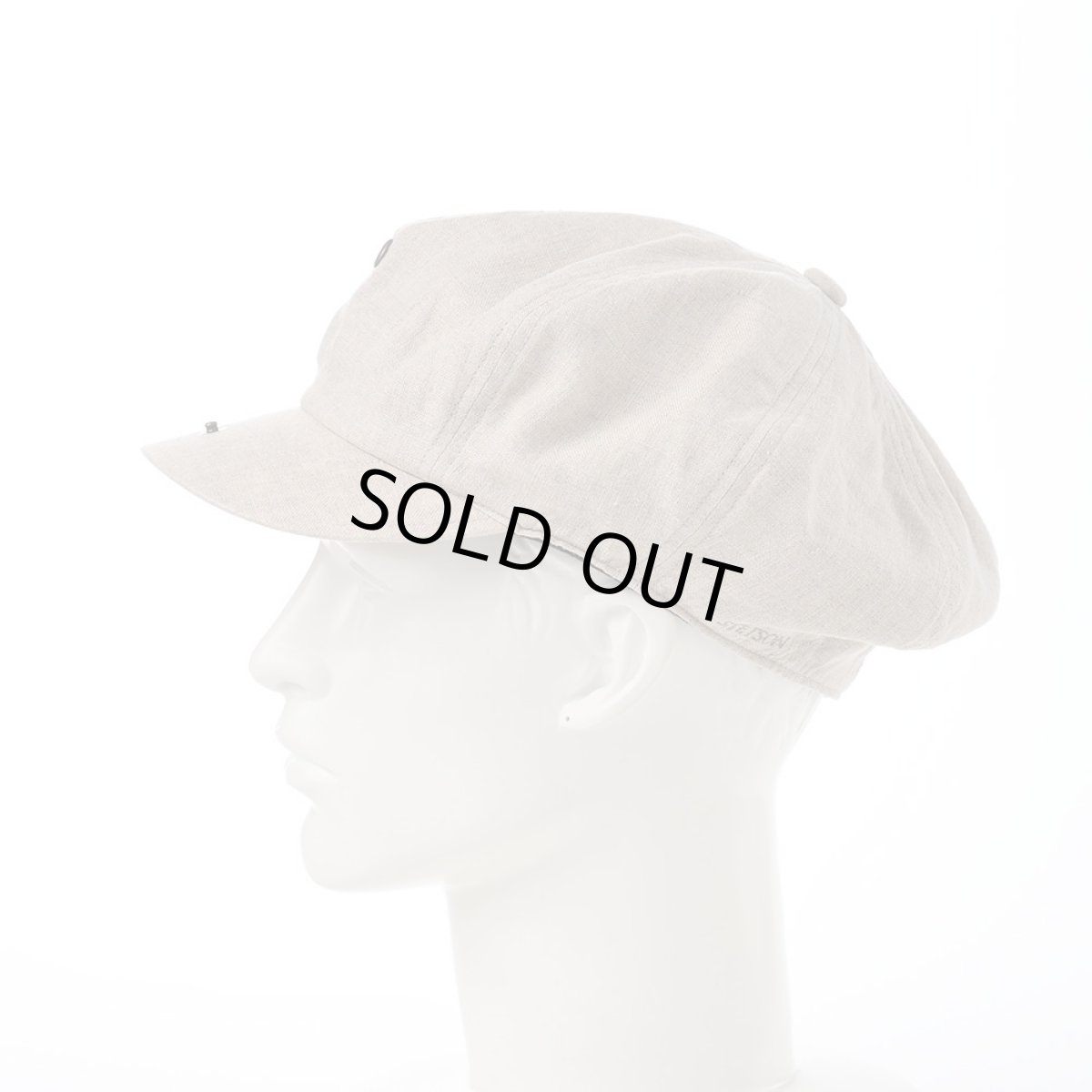 画像7: LINEN CASQUETTE（リネンキャスケット）SE721 ナチュラル (7)