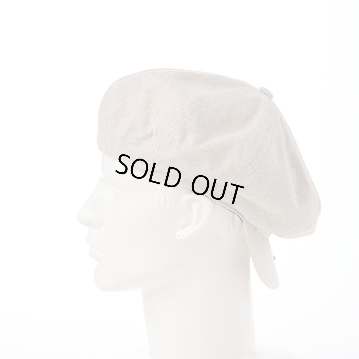 画像8: LINEN CASQUETTE（リネンキャスケット）SE721 ナチュラル (8)