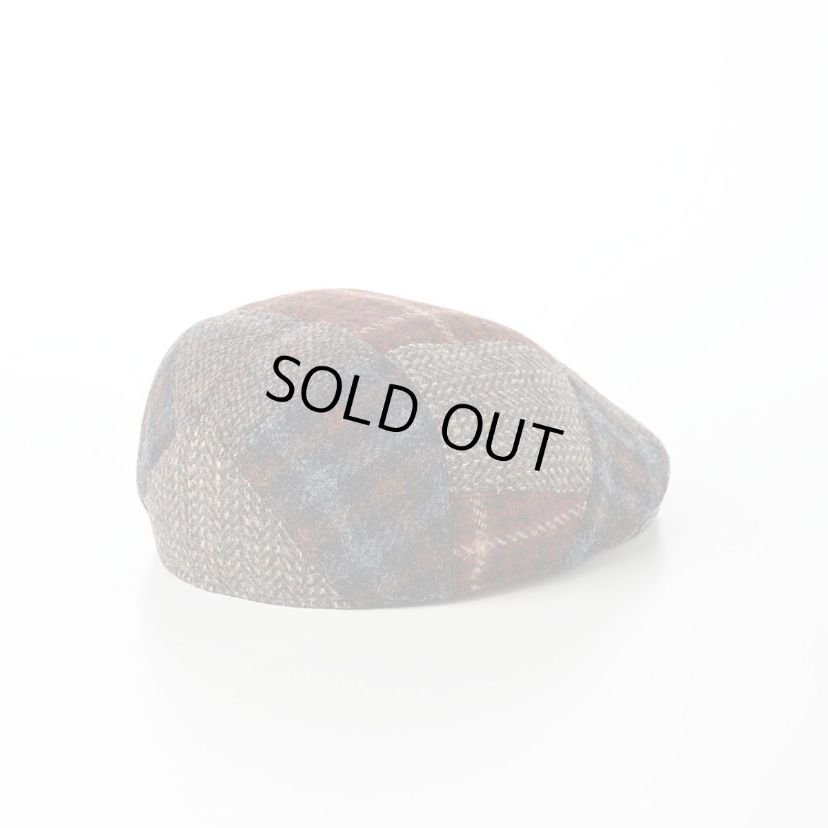 画像2: HARRIS TWEED PATCHWORK HUNTING（ハリスツイード パッチワーク ハンチング）SE737 ブラウン (2)