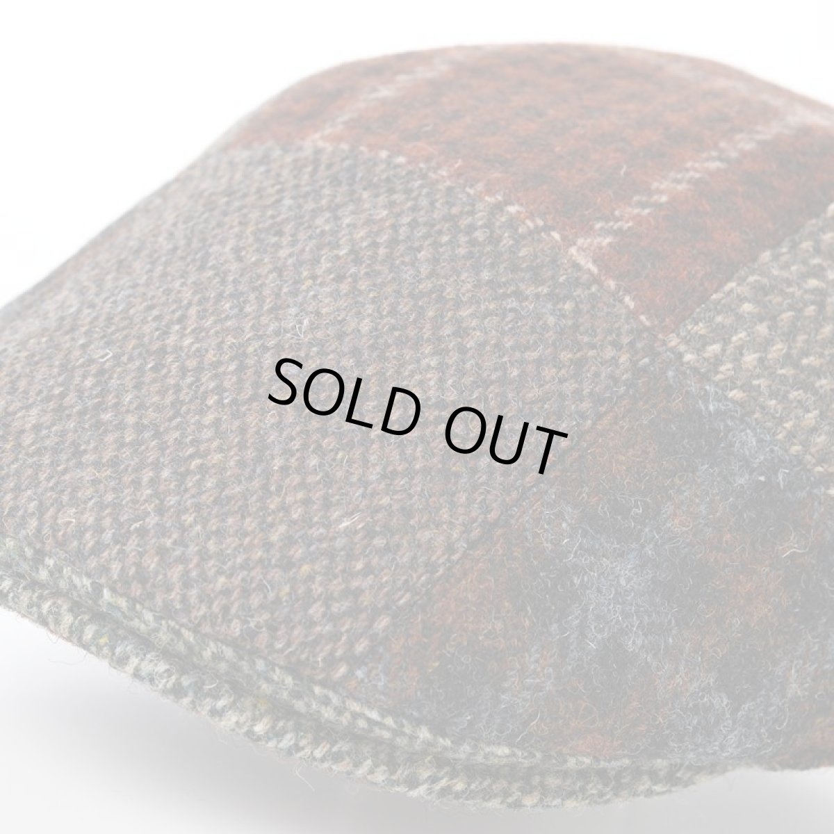画像3: HARRIS TWEED PATCHWORK HUNTING（ハリスツイード パッチワーク ハンチング）SE737 ブラウン (3)