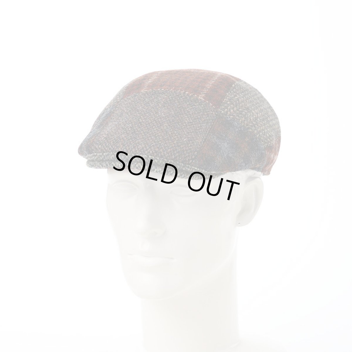 画像5: HARRIS TWEED PATCHWORK HUNTING（ハリスツイード パッチワーク ハンチング）SE737 ブラウン (5)