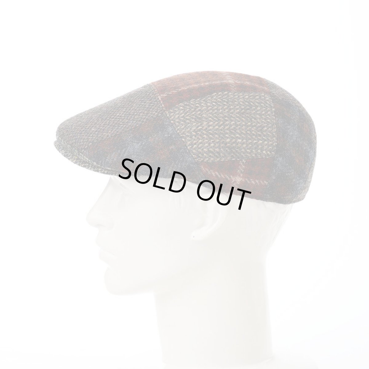 画像6: HARRIS TWEED PATCHWORK HUNTING（ハリスツイード パッチワーク ハンチング）SE737 ブラウン (6)