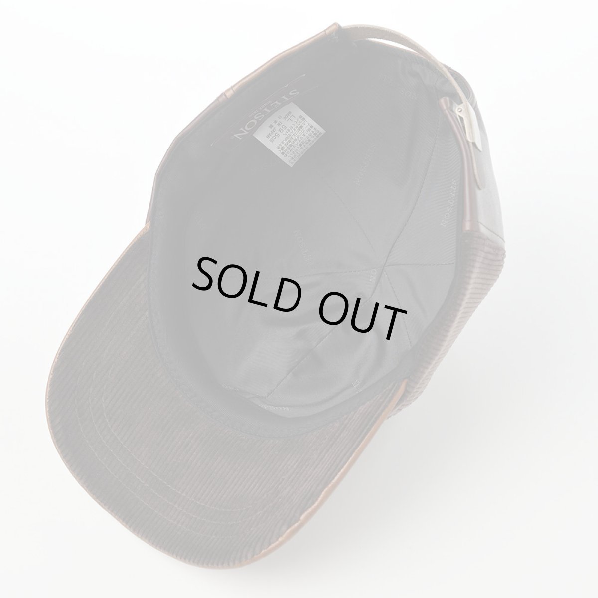 画像4: LEATHER PATCHWORK CAP（レザー パッチワーク キャップ） SE739 ブラウン (4)