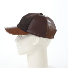 画像6: LEATHER PATCHWORK CAP（レザー パッチワーク キャップ） SE739 ブラウン (6)