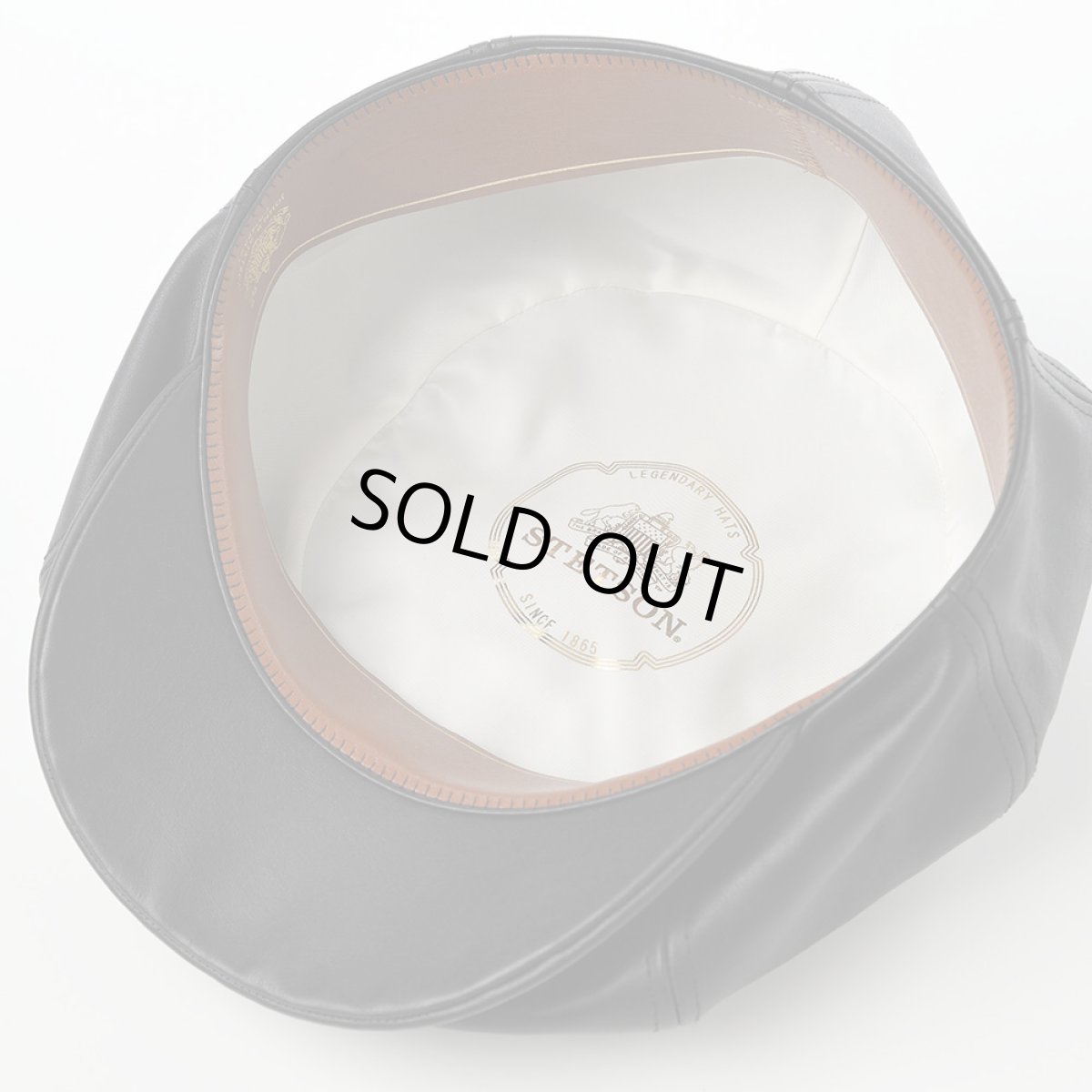 画像4: LEATHER CASQUETTE（レザーキャスケット） SE740 ブラック (4)