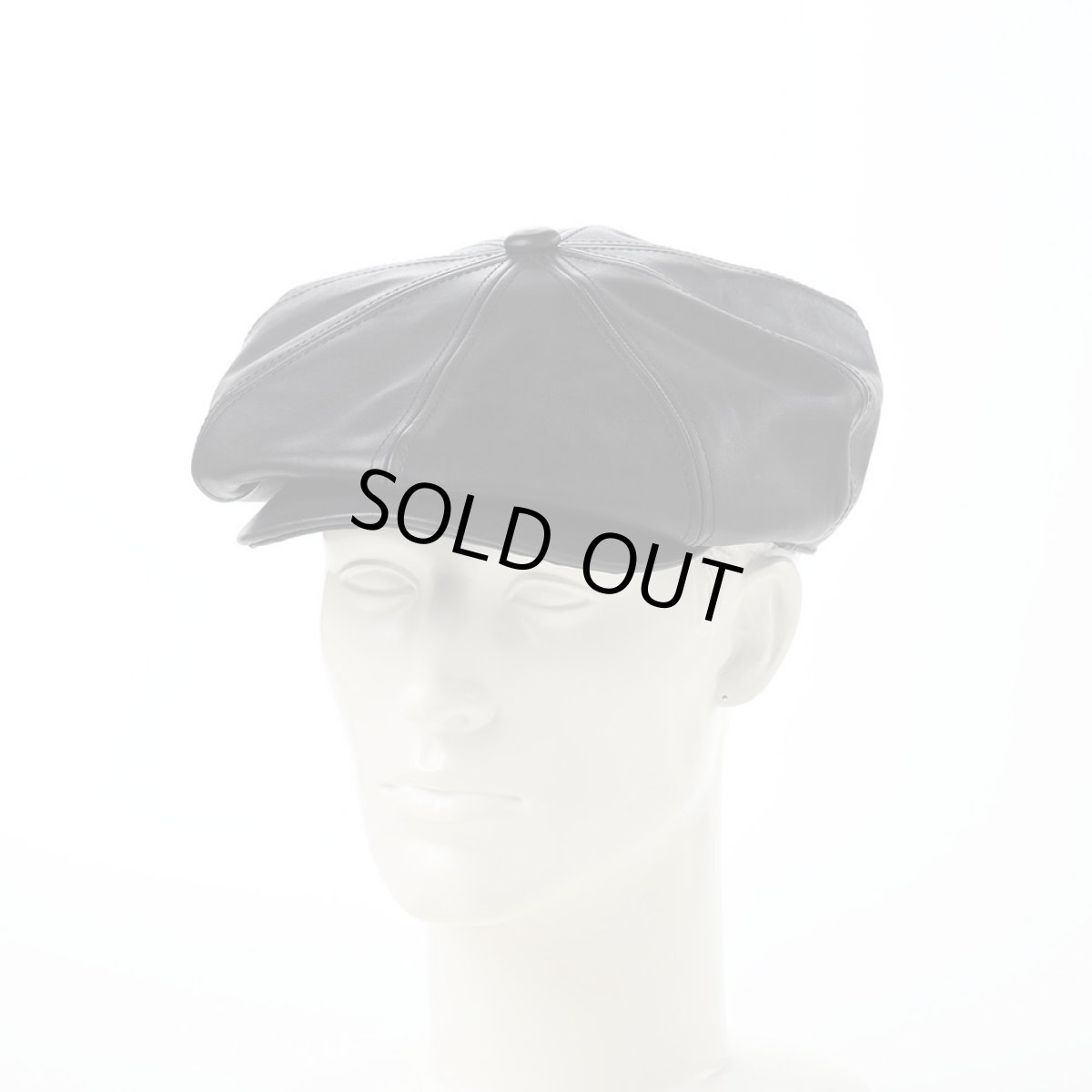 画像5: LEATHER CASQUETTE（レザーキャスケット） SE740 ブラック (5)