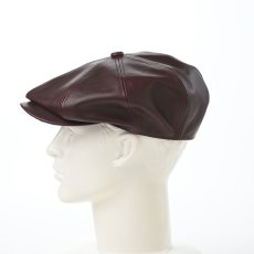 画像6: LEATHER CASQUETTE（レザーキャスケット） SE740 ブラウン (6)