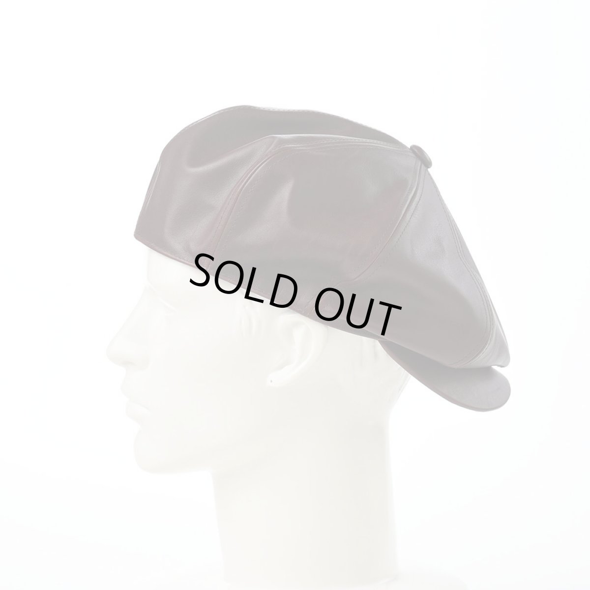 画像8: LEATHER CASQUETTE（レザーキャスケット） SE740 ブラウン (8)