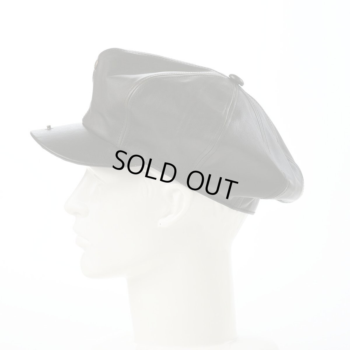 画像7: LEATHER CASQUETTE（レザーキャスケット） SE740 ダークグリーン (7)