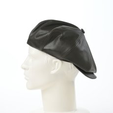 画像8: LEATHER CASQUETTE（レザーキャスケット） SE740 ダークグリーン (8)