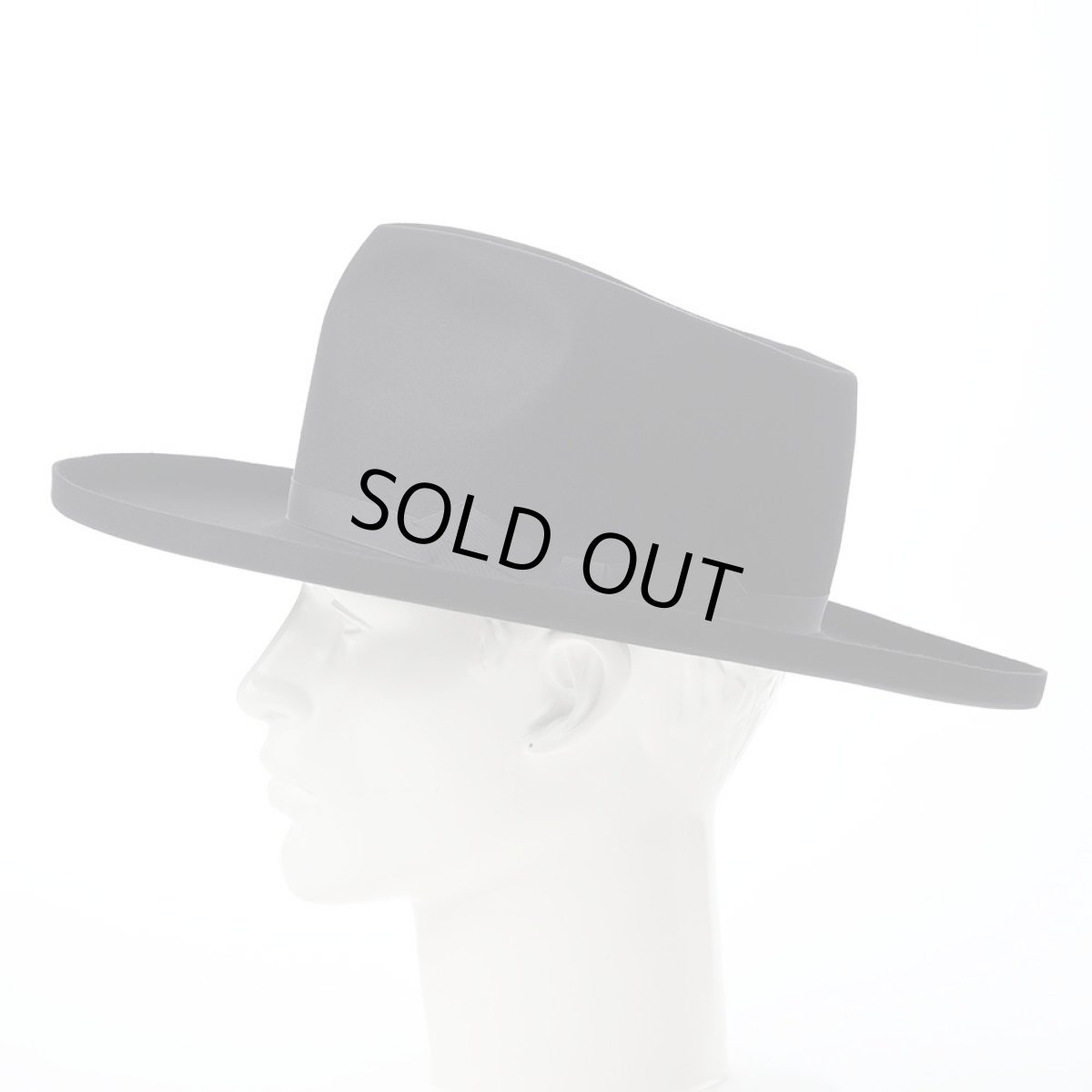 画像9: 1910s VINTAGE BEAVER OPENCROWN（1910s ビンテージ ビーバー オープンクラウン）SE746 ブラック (9)