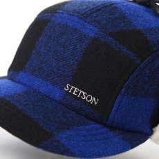 画像3: ROBROY TARTAN PILOT CAP（ロブロイ タータン パイロットキャップ） SE749 ブルー (3)