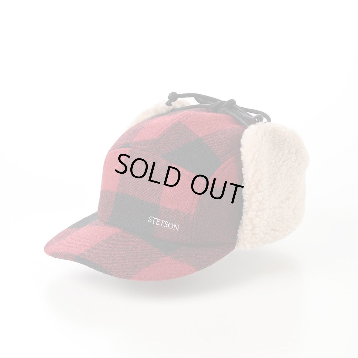 画像1: ROBROY TARTAN PILOT CAP（ロブロイ タータン パイロットキャップ） SE749 レッド (1)