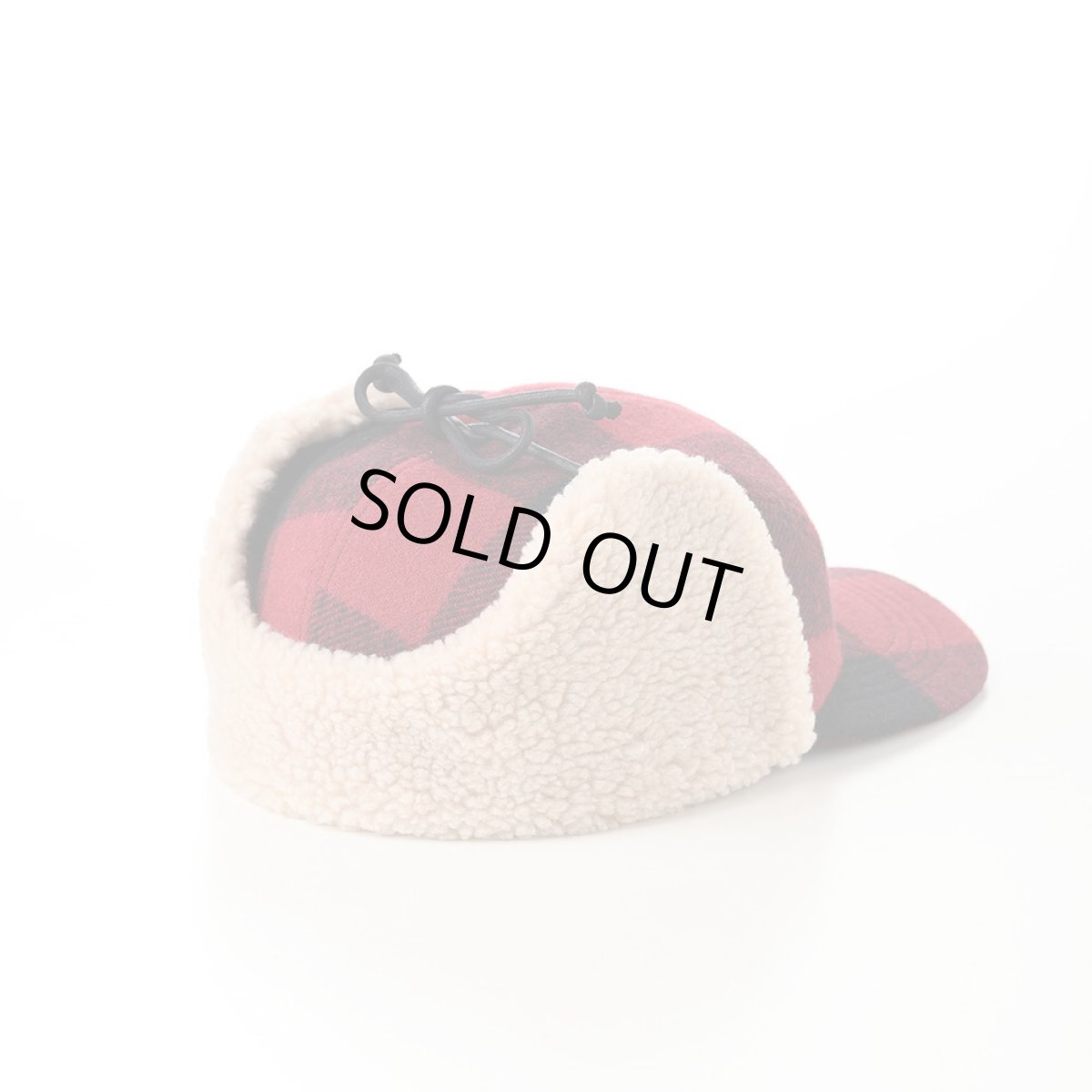 画像2: ROBROY TARTAN PILOT CAP（ロブロイ タータン パイロットキャップ） SE749 レッド (2)