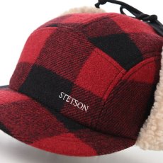 画像3: ROBROY TARTAN PILOT CAP（ロブロイ タータン パイロットキャップ） SE749 レッド (3)