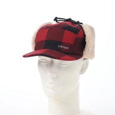 画像5: ROBROY TARTAN PILOT CAP（ロブロイ タータン パイロットキャップ） SE749 レッド (5)